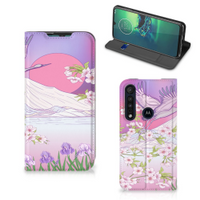 Motorola G8 Plus Hoesje maken Bird Flying