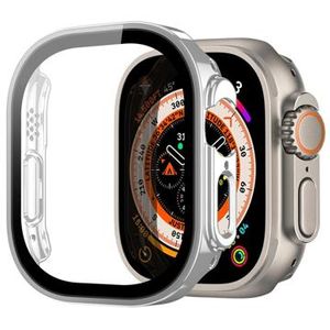 Dux Ducis Hamo Apple Watch Ultra 2/Ultra Cover met Screenprotector - 49mm - Zilver