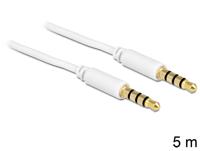 DeLOCK 3,5 mm male > 3.5 mm male kabel 5 meter