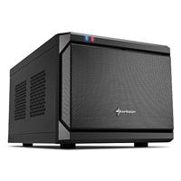 Sharkoon QB One PC-behuizing (Mini-ITX, 2X 2,5/3,5 interne, 2X USB 3.0/2.0), Zwart