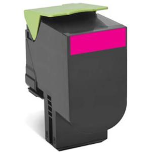 Lexmark Toner CX410de Origineel Magenta 3000 bladzijden 80C2HME