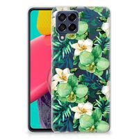 Samsung Galaxy M53 TPU Case Orchidee Groen