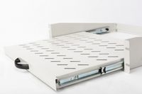 Digitus DN-19-TRAY-2-450 19 inch Apparaatbodem voor patchkast 2 HE Geschikt voor kastdiepte: vanaf 450 mm Grijs, Grijs-wit (RAL 7035) - thumbnail