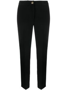 Versace Jeans Couture pantalon slim à taille à logo - Noir