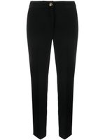 Versace Jeans Couture pantalon slim à taille à logo - Noir