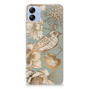 TPU Case voor Samsung Galaxy A04e Vintage Bird Flowers