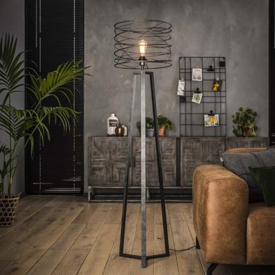 Vloerlamp Curl 162 x Ø40cm - Charcoal