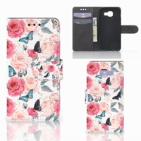 Samsung Galaxy A3 2016 Hoesje Butterfly Roses