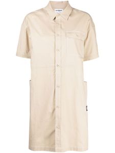 CHOCOOLATE robe-chemise à manches courtes - Marron