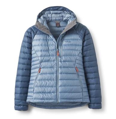 Rab Microlight Alpine Isolatiejas Dames Orion Blue/Citadel 10/S