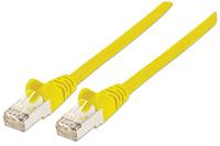 Intellinet Netwerk Patchkabel, Cat5e, 0,25 m, CCA, U/UTP, PVC, Vergulde Contacten, Snagless Cat6A, S/FTP, Koper, LSOH 2 m Geel