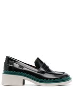 Camper mocassins Taylor en cuir 45 mm - Noir