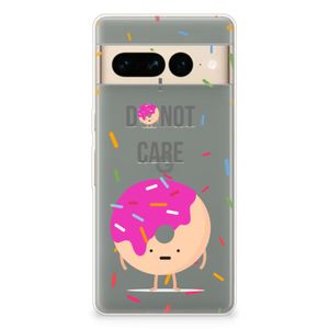 Google Pixel 7 Pro Siliconen Case Donut Roze