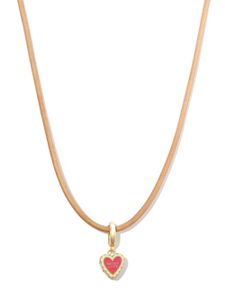 Lauren Rubinski collier en or 14ct à pendentif Messy Love