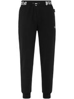 Philipp Plein pantalon de jogging à logo brodé - Noir