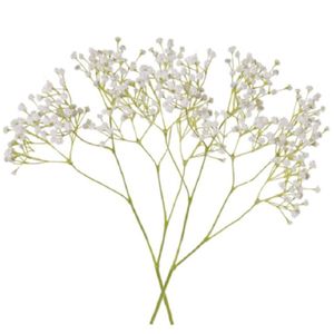 4x stuks kunstbloemen Gipskruid/Gypsophila takken wit 58 cm