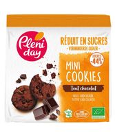 Pleniday Chocolate chip cookies mini -44% suiker bio (150 gr) - thumbnail