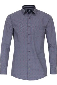 Redmond Casual Regular Fit Overhemd rood, Motief