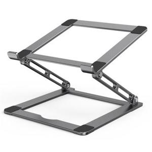 F120 Aluminium Laptop Riser Cooling Stand Opvouwbare Notebook Desktop Beugel - Grijs