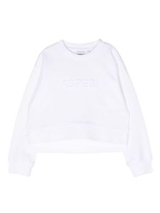 Aspesi Kids t-shirt en coton à logo embossé - Blanc