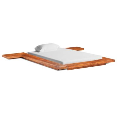 vidaXL Bedframe Japanse futon massief acaciahout 90x200 cm vidaXL Bedframe Japanse futon massief acaciahout 90x200 cm