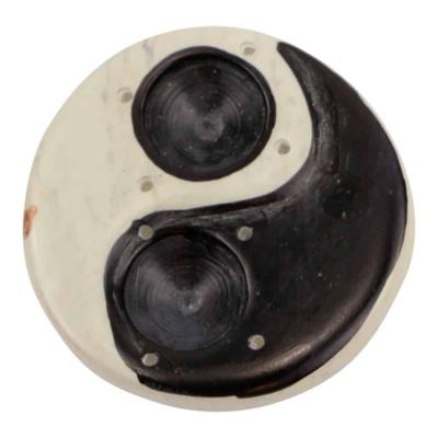 Zeepsteen Wierookbrander Rond Yin Yang Zeepsteen Wierookbrander Rond Yin Yang