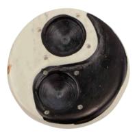 Zeepsteen Wierookbrander Rond Yin Yang