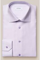 ETON Slim Fit Overhemd paars, Vichy ruit - thumbnail