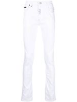 Philipp Plein jean skinny à taille mi-haute - Blanc