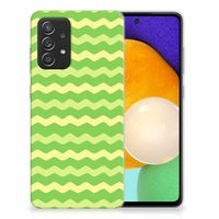 Samsung Galaxy A52 (5G/4G) TPU bumper Waves Green