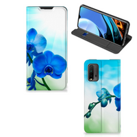 Xiaomi Poco M3 | Redmi 9T Smart Cover Orchidee Blauw - Cadeau voor je Moeder - thumbnail