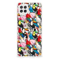 Samsung Galaxy A22 4G | M22 TPU Hoesje Birds - thumbnail