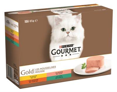 Gourmet gold 12-pack fijne mousse (12X85 GR) Gourmet gold 12-pack fijne mousse (12X85 GR)