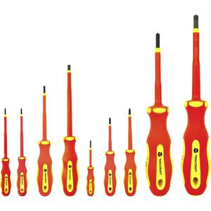 TOOLCRAFT Schroevendraaierset VDE, Elektronica en fijnmechanica, Werkplaats Kruiskop Phillips, Plat, Plus/minus