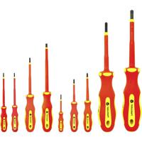 TOOLCRAFT Schroevendraaierset VDE, Elektronica en fijnmechanica, Werkplaats Kruiskop Phillips, Plat, Plus/minus - thumbnail