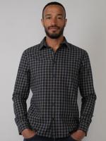 50% korting - Petrol Industries Heren Geruit overhemd Dark petrol - S