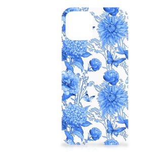 Case voor iPhone 12 Mini Flowers Blue