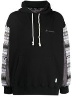 FIVE CM hoodie en coton à logo brodé - Noir