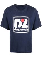 DSQUARED2 t-shirt à logo imprimé - Bleu - thumbnail