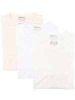 Maison Margiela t-shirts en coton biologique (lot de trois) - Blanc - thumbnail