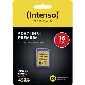 Intenso Premium SDHC-kaart 16 GB Class 10, UHS-I