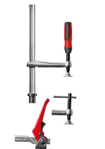 Bessey TW28-30-14-2K Lijmtang voor lastafels met 2K-handgreep Spanbreedte (max.):300 mm Afm. werkbereik:140 mm