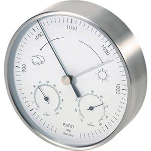 TFA-Dostmann 20.2027.08 Roestvrijstaal Binnenbarometer, Binnenhygrometer, Binnenthermometer