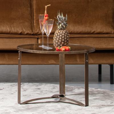 BePureHome Bijzettafel 'Occasional' 65cm, kleur Antique Brass