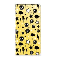 Mobiel BookCase Samsung Galaxy A14 5G Punk Geel - thumbnail