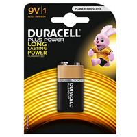 Duracell Plus 6LR61 9V Block-batterij alkali-mangaan 9V 1 st.