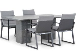 Lifestyle Treviso/Graniet 180 cm dining tuinset 5-delig