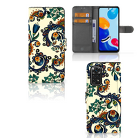 Wallet Case Xiaomi Redmi Note 11/11S Barok Flower - thumbnail