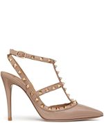 Valentino Garavani escarpins Rockstud 10 mm - Tons neutres