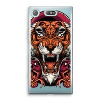 Tiger and Rattlesnakes: Sony Xperia XZ1 Compact Transparant Hoesje - thumbnail